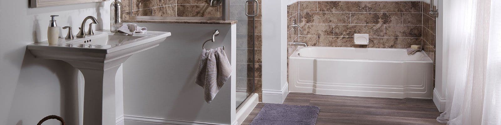 Updated bath and shower remodel in Milwaukee, WI by Empire Home Remodeling