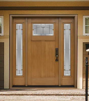 Professional front door installation in Milwaukee, WI by Empire Home Remodeling, showcasing expert craftsmanship and custom design