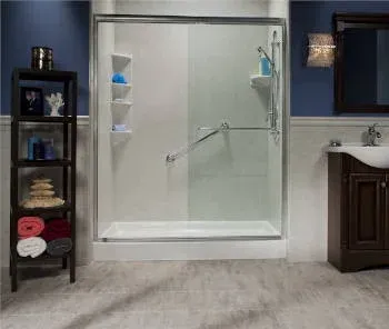 Professional shower installation in Milwaukee, WI by Empire Home Remodeling, featuring modern and low-maintenance materials