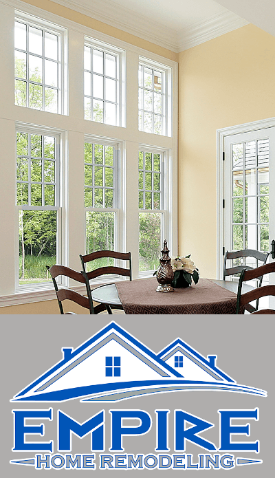 Empire Home Remodeling replacement window installation in Milwaukee, WI featuring energy-efficient windows professionally installed for lasting performance and style